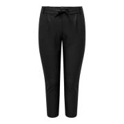 Zwarte Coated Pant | Freewear Zwart Only Carmakoma , Black , Dames