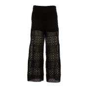 Wide Trousers Kangra , Black , Dames