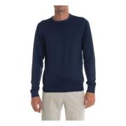 Round-neck pullover Gran Sasso , Blue , Heren