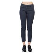 Slim-Fit Broek voor Modieuze Vrouwen Dondup , Blue , Dames