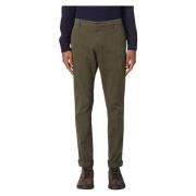 Gaubert Slim-Fit Cropped Broeken Dondup , Green , Heren