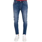 Stijlvolle Slim-fit Jeans voor Heren Liu Jo , Blue , Heren