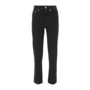 Slim-Fit Dames Jeans A.p.c. , Black , Dames