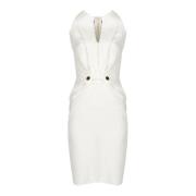 Elegante Mouwloze Jurk Liu Jo , White , Dames