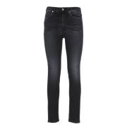 Skinny Jeans Dondup , Black , Dames