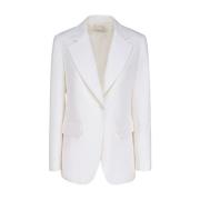 Stijlvolle Linnen Blazers Chloé , White , Dames