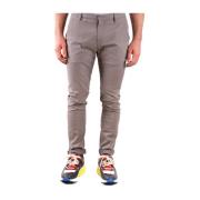 Stijlvolle Chino's voor Mannen Dondup , Gray , Heren