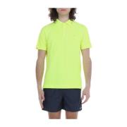 Polo Shirt Sun68 , Yellow , Heren