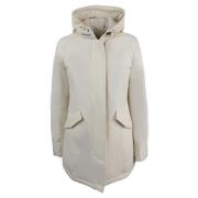 Winter Jackets Woolrich , White , Dames