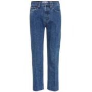 Jeans High Rise Re/Done , Blue , Dames