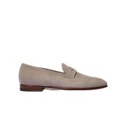 Taupe Penny Loafers Scarosso , Beige , Heren
