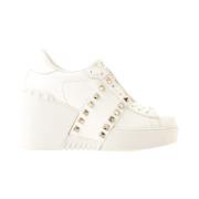 Open Disco Wedge Trainer Valentino Garavani , White , Dames