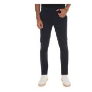 Slim Fit Chino Broek Berwich , Blue , Heren