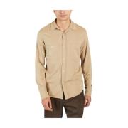 Casual overhemd Officine Générale , Beige , Heren