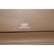 Tweedehands portemonnees Hermès Vintage , Brown , Dames
