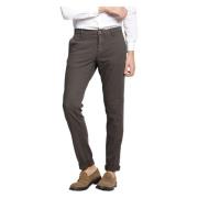 Milano Style Extra Slim Chino Broek Mason's , Brown , Heren