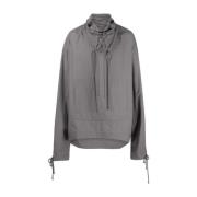 Donkergrijze Funnel Neck Smock Craig Green , Gray , Heren