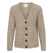 Het gebreide Cardigan My Essential Wardrobe , Brown , Dames