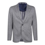 Navy Blazer Jas Tagliatore , Gray , Heren