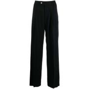 Zwarte Box Pleat Broek Amiri , Black , Heren