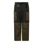 Nylon Cargo Broek Moncler , Multicolor , Heren