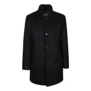 Navy Bond-Fur-Le Coat Moorer , Black , Heren