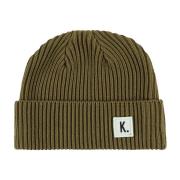 Globe Ribgebreide Beanie Kultivate , Green , Heren