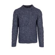 Round-neck Knitwear Kangra , Blue , Heren