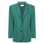 Lennard Oversize Blazer in Groen Jane Lushka , Green , Dames