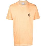 Oranje Katoenen T-shirts en Polos Marcelo Burlon , Orange , Heren