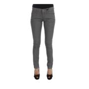 Grijze Slim Fit Jeans Costume National , Gray , Dames