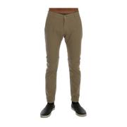 Beige Katoenen Stretch Slim Fit Chinos Daniele Alessandrini , Beige , ...