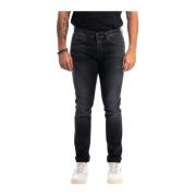 George Denim Broek Dondup , Black , Heren