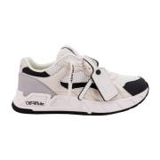 Witte Leren Sneakers voor Heren Off White , Beige , Heren