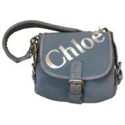 Pre-owned Canvas handbags Chloé Pre-owned , Blue , Unisex