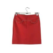 Pre-owned Cotton bottoms Chloé Pre-owned , Red , Dames