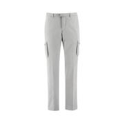 Slim-fit Trousers Kiton , Gray , Heren