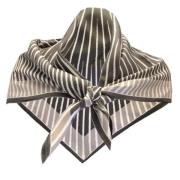 Pre-owned Silk scarves Hermès Vintage , Gray , Dames