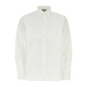 Casual overhemd Vtmnts , White , Heren