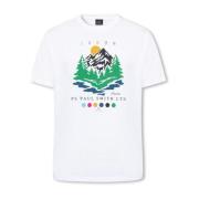 Katoenen T-shirt PS By Paul Smith , White , Heren