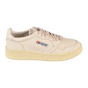 Lage profiel logo-patch sneakers Autry , White , Heren