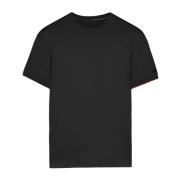 Zwarte U T-Shirt MM Giro RRD , Black , Heren
