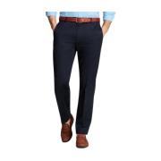 Marineblauwe Stretch-Katoenen Chinos Brooks Brothers , Blue , Heren