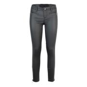 Zwarte Stretch Skinny Broek Liu Jo , Black , Dames