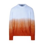 Sunset Degrade Crewneck Sweater Bonsai , Multicolor , Heren