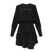 ‘Micha’ gelaagde jurk IRO , Black , Dames