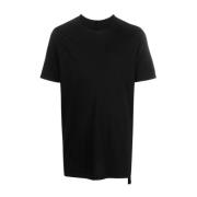 Zwart Katoenen Level T-Shirt voor Mannen Rick Owens , Black , Heren