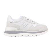 Stijlvolle Sneaker van Koe Suède/Mesh Liu Jo , White , Dames