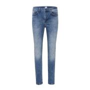 Slim Fit Lichtblauwe Denim Jeans Saint Tropez , Blue , Dames