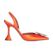 Pumps Amina Muaddi , Orange , Dames